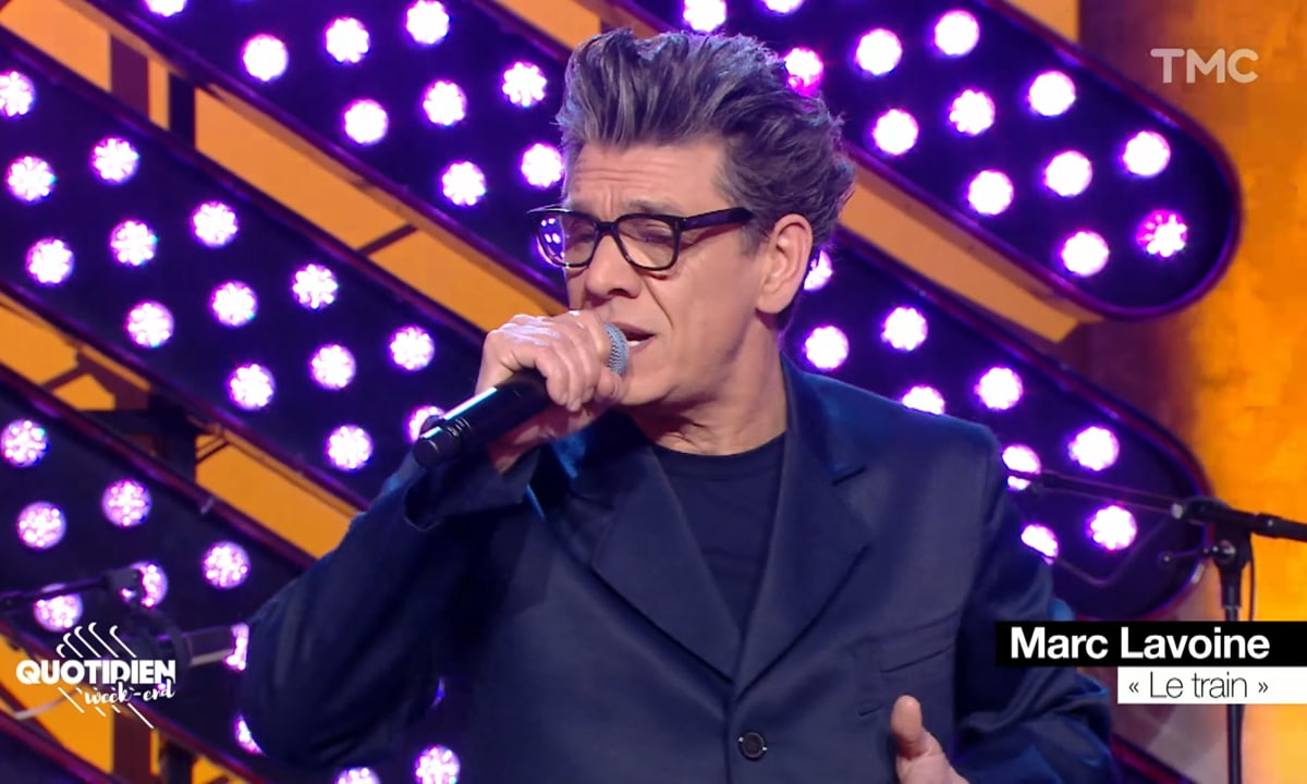 Marc Lavoine en live sur quotidien