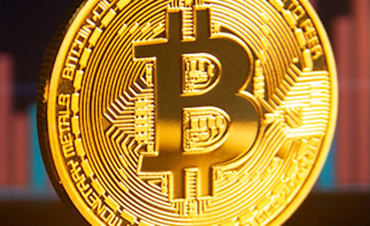 gros plan sur un bitcoin