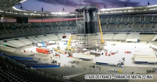 le stade de france transformé