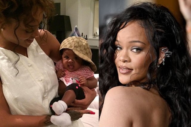 Rihanna avec son bébé